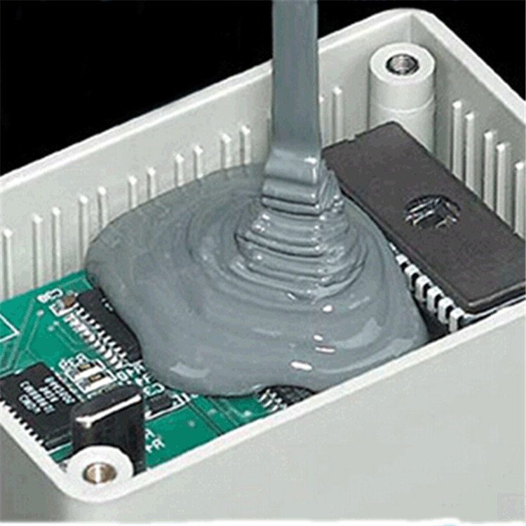 Application of Thermally Conductive Potting Adhesive